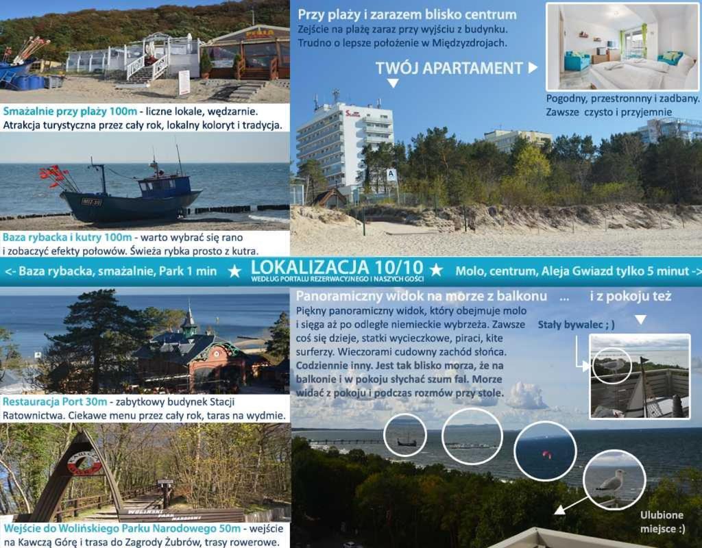 Apartment Z Panoramicznym Widokiem Na Morze Blisko Plazy I Centrum Pl Eng De Miedzyzdroje